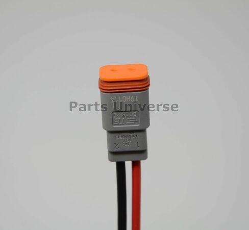 Deutsch DT 2-Pin Flange Pigtain Kit ، 14awg Pure Copper GPT Wires (مصنوعة في الولايات المتحدة) in Kuwait