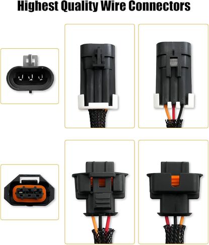 Gen 3 to Gen 4 Map Sensor Adapter Harness 12592525, LS MAP Sensor Wire Harness Adapter 6" Gen III LS1 LSA LS3 Tooling, Connector, Lock, Seals and Terminals in Saudi Arabia