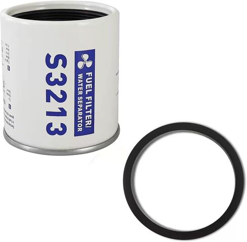 4PCS S3213 Fuel Filter Marine Fuel Water Separator Replacement for Marine Outboard Motor Mercury Replaces# 35-60494-1, S3213, 18-7932-1, 18-17928, 35-809097 in Saudi Arabia