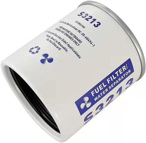 4PCS S3213 Fuel Filter Marine Fuel Water Separator Replacement for Marine Outboard Motor Mercury Replaces# 35-60494-1, S3213, 18-7932-1, 18-17928, 35-809097 in Saudi Arabia