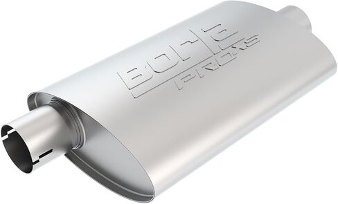 Borla 400480 Proxs Proxs كاتم الصوت 2.5 "إزاحة مدخل/ 2.5" منفذ مركز ، 4 "× 9.5" البيضاوي ، 14 "الجسم الطويل ، 19" الطول الكلي. جزء عالمي. تصميم عكسي. رقاب حقق. in Saudi Arabia