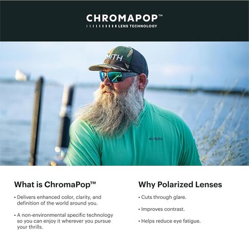 SMITH Redding 2 Sunglasses with Chromapop Lenses - Polarized Sunglasses - for Men & Women in Saudi Arabia