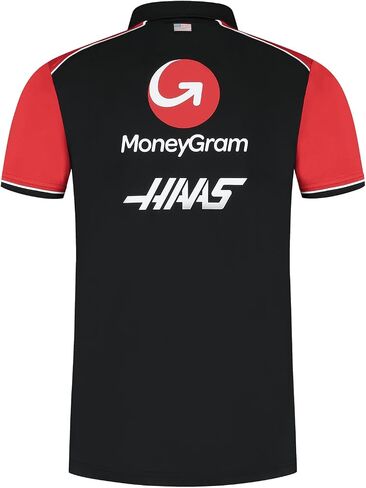 Haas Racing F1 2025 Men's Team Fitted Polo Shirt in Saudi Arabia