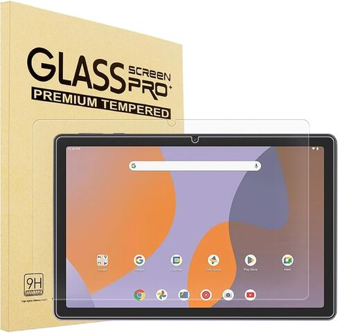 واقي شاشة من الزجاج المقوى i-Tensodo مكون من قطعتين لجهاز Onn Tablet Pro 10.4 بوصة 2023 (الموديل: 100110603) فقط - (لا يناسب Onn 10.1/11 بوصة Tablet Pro)، 2.5D، شفاف عالي الدقة، صلابة 9H in Saudi Arabia
