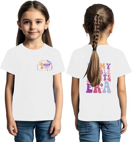 in My Double Digits Era Birthday Girl Shirt 10 Year Old Shirts 10th Birthday Shirts for Girls Party Gift Tee Tops in Kuwait