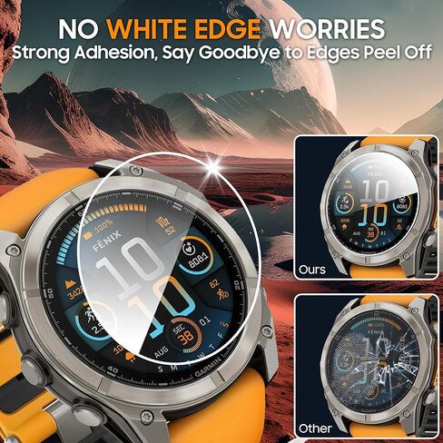 4 Pack Compatible with Garmin Vivoactive 5 Screen Protector PMMA for Garmin Vivoactive 5 Screen Protector Precise Fit,Scratch Resistance in Kuwait