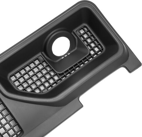KUAFU Windshield Cowl Vent Grille Panel Compatible with 2018-2024 Jeep Wrangler 2020-2024 Jeep Gladiator Replacement for 68307260AC Window Wiper Cowl Panel Grille Cover Plastic in Saudi Arabia