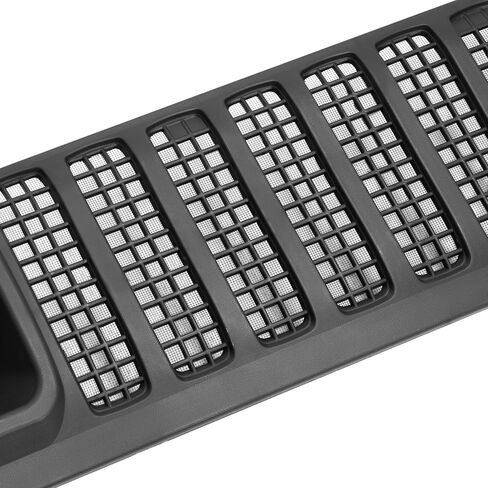 KUAFU Windshield Cowl Vent Grille Panel Compatible with 2018-2024 Jeep Wrangler 2020-2024 Jeep Gladiator Replacement for 68307260AC Window Wiper Cowl Panel Grille Cover Plastic in Saudi Arabia