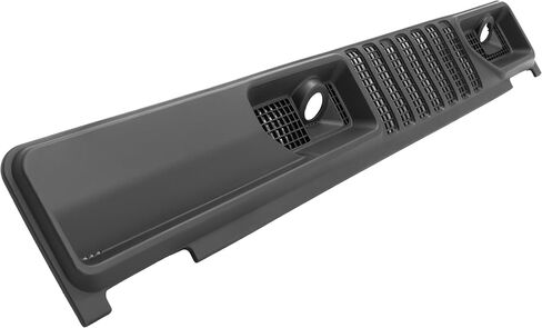 KUAFU Windshield Cowl Vent Grille Panel Compatible with 2018-2024 Jeep Wrangler 2020-2024 Jeep Gladiator Replacement for 68307260AC Window Wiper Cowl Panel Grille Cover Plastic in Saudi Arabia