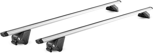 OMAC Roof Rack Cross Bars Luggage Carrier for Alfa Romeo Stelvio 2018-2025 Alu Black in Kuwait