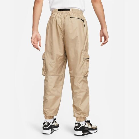 Nike Tech Men's Lined Woven Pants (Khaki/Black, FB7911-247) Size Large in Saudi Arabia