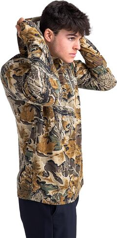قميص Hoodie Camo Hoodie للرجال في RealTree خفيفة الوزن لصيد الأسماك أو الجري أو المشي لمسافات طويلة أو التخييم in Saudi Arabia