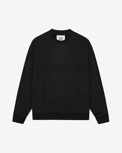 رجال عطلة نهاية الأسبوع مربعة ملائمة Crewneck قميص من النوع الثقيل in Kuwait