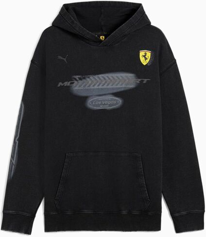PUMA - Mens Ferrari Race Desert Sun Las Vegas Hoodie, Color Black, Size: Medium in Saudi Arabia