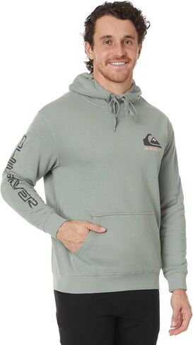 Quiksilver Men's Omni Logo Hoodie يسحب فوق الصوف المقنع in Kuwait