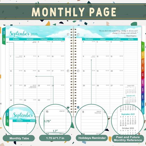2025 Appointment Book/Planner - Weekly Appointment Book/Planner 2025, 6.4" x 8.5", Jan 2025 - Dec 2025, 2025 Hourly/Daily Planner with Tabs, 30-Minute Interval, Lay-Flat in Saudi Arabia