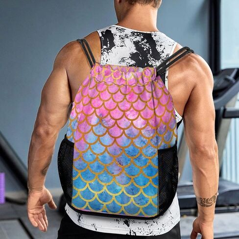 حقيبة صالة ألعاب بيسبول ربابة البيسبول مع سلسلة مقصورة الأحذية كيس سبورت شاطئ السباحة sackpack للنساء الرجال in Saudi Arabia