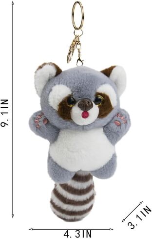 Cute Plush Keychain Kawaii Accessories Decorative Pendants for Backpacks Gifts for Women in Saudi Arabia