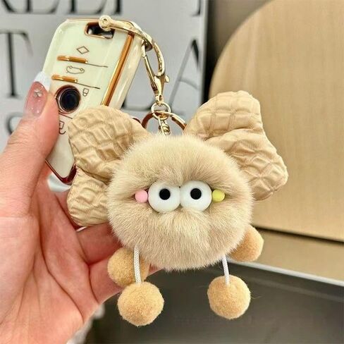 Cute Plush Keychain Kawaii Accessories Decorative Pendants for Backpacks Gifts for Women in Saudi Arabia