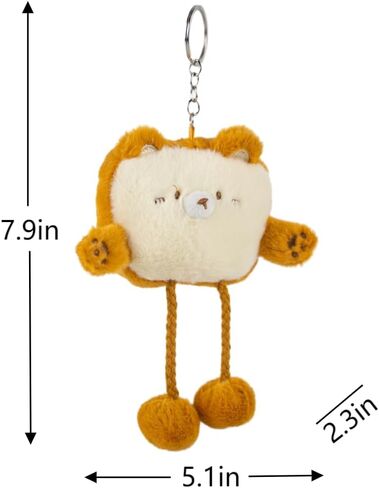 Cute Plush Keychain Kawaii Accessories Decorative Pendants for Backpacks Gifts for Women in Saudi Arabia