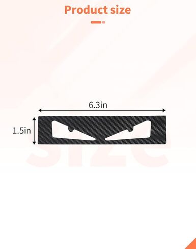 لجيب Wrangler JK JKU 2007-2018 ثالث غطاء مصباح الفرامل الثالث غطاء ضوء القطع ، ومكابح ثالثة مكابح ملصقات عالية ، ملصق ضوء الفرامل عالية ألياف الكربون ، الملحقات الخارجية in Kuwait