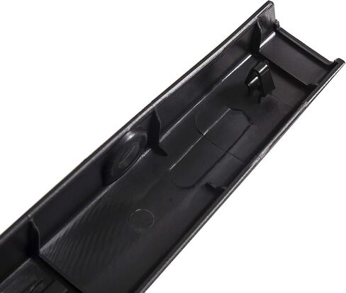 غطاء صب الباب الخلفي Ecotric Top Cover متوافق مع 2007-2013 Toyota Tundra Tailgate Spoilder Protector W/Retainers استبدال لـ TO1904101 65717-0C051 Black in Saudi Arabia