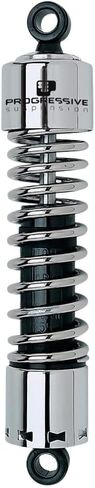 Progressive Suspension 412-4077C Chrome 13" Standard Replacement Rear Suspension Shock in Saudi Arabia