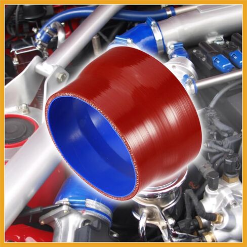 114-127mm 4.5"-5" ID Straight Silicone Reducer Hose Silicone Hose Coupler Intercooler Tube Red for Car Intercooler Intake Piping Replacement in Saudi Arabia
