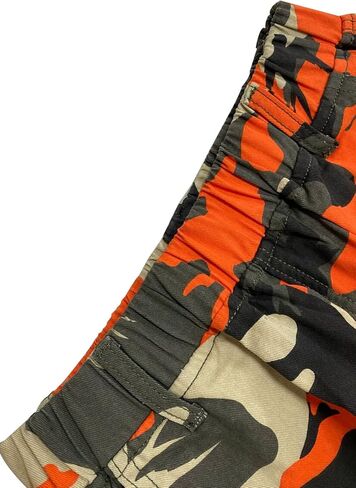 Huisifang Women Cargo Shorts مرنة الخصر غير الرسمي الفضفاضة عالية الخصر بخصر مع جيوب الشوارع in Kuwait