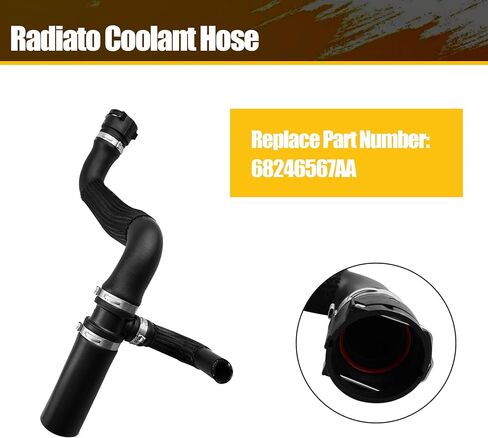 68246567AA Radiator Coolant Hose Fit for Jeep Renegade 2015 2016 2017 2018 2019 2020 2021 1.3L 2.4L in Saudi Arabia