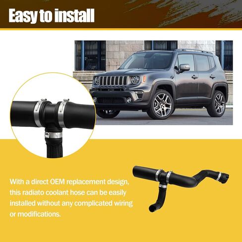 68246567AA Radiator Coolant Hose Fit for Jeep Renegade 2015 2016 2017 2018 2019 2020 2021 1.3L 2.4L in Saudi Arabia