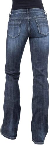 Stetson Women's 816 Classic Bootcut Jeans Blue 14 LNG in Saudi Arabia