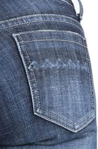 Stetson Women's 816 Classic Bootcut Jeans Blue 14 LNG in Saudi Arabia