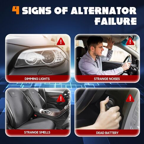 New Alternator Fit for 3.5L Infiniti FX35 2003-2008, for Infiniti G35 2003-2006, for Nissan 350Z 2003-2006, for Nissan Pathfinder 2004, 110 Amp 12V CW, Replace# A003TG0191, 11051, 11052, 13900N in Saudi Arabia