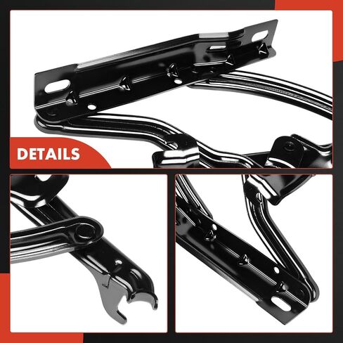A-Premium Front Left Driver Hood Hinge Compatible with Chevrolet Malibu/Chevelle/El Camino 1964, Impala/Bel Air Biscayne 1963-1964, Chevy II 1963-1965 & Pontiac GTO & Oldsmobile 442, Cutlass, F85 in Saudi Arabia