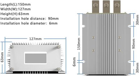 1pc 12V to 28V Boost Power Converter 12V Liter 28V Power Supply Voltage Regulator Module DC-DC Boost Module(12V to 28V 25A 700W_28V) in Saudi Arabia