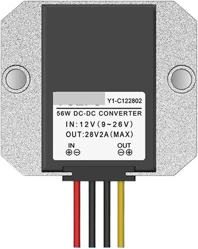 1pc 12V Liter 27V28V Power Converter 12V to 28V Vehicle Regulated Power Supply Module DC-DC(Orange) in Saudi Arabia