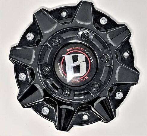Ballistic Gloss Black Wheel Rim Center Cap LG1208-34 in Saudi Arabia