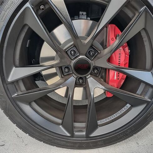 4PCS RS Wheel Center Cap Hub Cover and 4PCS RS Tire Valve Caps Compatible with Camaro Equinox Cruze Malibu Trax 59mm (RS-2) in Kuwait