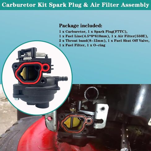 799584 594058 Carburetor Assembly Compatible with B&S Carb 594057 592361 594529 Troy Bilt TB110 TB200 103M02 09P702 9P702 550EX 625EX 675EX 725 lc121p 163cc in Saudi Arabia