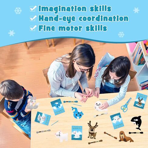 CiyvoLyeen Space Sewing Kit for Kids Solar System DIY Activity Kids Felt Craft Supplies for 7 8 9 10 11 12 Girls and Boys Educational Beginners Sewing Set of 11 in Kuwait