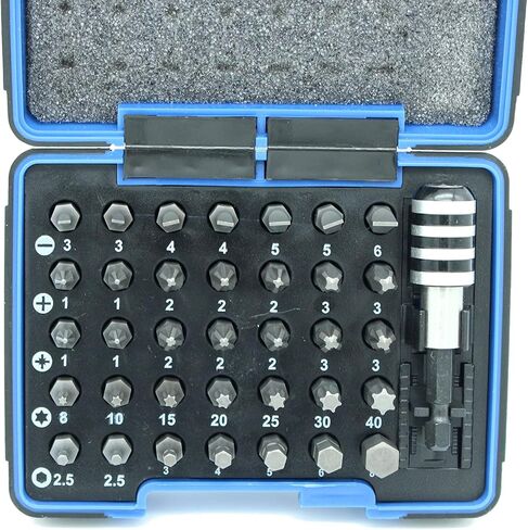 TMAX 33 pc Impact Ready Security Screwdriver Bit Set Kit with One Quick Release Chuck in Saudi Arabia