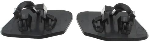 51117347931 51117347932 Front Bumper Headlight Washer Spray Nozzle Jet Cover Cap for BMW X3 F25 2014 2015 2016 51 11 7 338 568(Black-Left) in Saudi Arabia