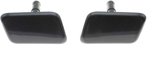 Front Headlight Lamp Washer Cylinder Spray Nozzle Cap Cover for Hyundai for Genesis ROHENS 2008 20019 2010 2011 98680-3M000(Black-Left) in Saudi Arabia