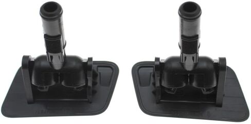 Front Headlight Lamp Washer Cylinder Spray Nozzle Cap Cover for Hyundai for Genesis ROHENS 2008 20019 2010 2011 98680-3M000(Black-Left) in Saudi Arabia