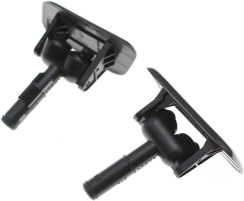 Front Headlight Lamp Washer Cylinder Spray Nozzle Cap Cover for Hyundai for Genesis ROHENS 2008 20019 2010 2011 98680-3M000(Black-Left) in Saudi Arabia