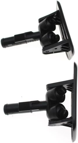 Front Headlight Lamp Washer Cylinder Spray Nozzle Cap Cover for Hyundai for Genesis ROHENS 2008 20019 2010 2011 98680-3M000(Black-Left) in Saudi Arabia