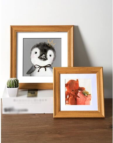 Picture Frame Retro Picture Frame Tabletop or Wall Picture Frame Home Creative Photo Frame Commemorative Photo Frame for Family Office Table Decorations (Size : C(7 * 7inch)) () in Saudi Arabia