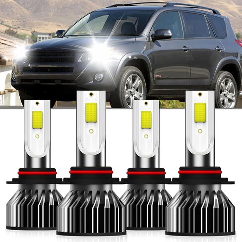 الأنوار تناسب Ford F150 2004-2010 2011 2012 2013 ، 9008 High/Low Beam 9145 Light Light Light in Kuwait