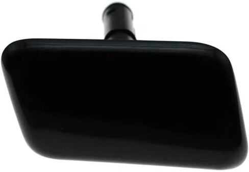 Front Headlight Lamp Washer Cylinder Spray Nozzle Cap Cover for Hyundai for Genesis ROHENS 2008 20019 2010 2011 98680-3M000(Black-Left) in Saudi Arabia